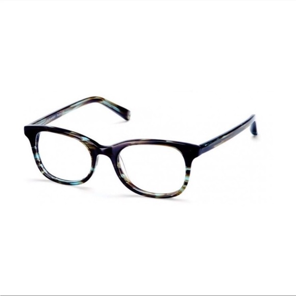 Warby Parker Accessories Warby Parker Clyde Blue Marblewood Glasses Poshmark